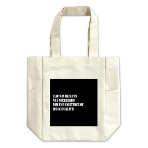 英語 名言 グッズ トートバッグ Certain Defects Are Necessary 232 ブラック オリジナル おすすめ キャンバス ポジティブグッズ E グッズ うちわ専門店 ファンクリ 通販 Yahoo ショッピング