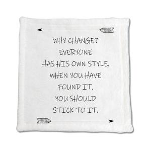 英語 名言 グッズ ハンドタオル Why Change Everyone 158 アロー