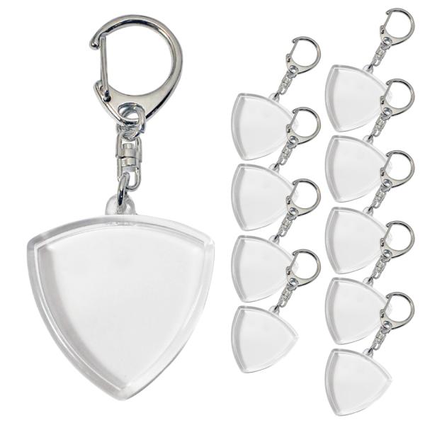 ハメパチ 【 □ キーホルダー 】 【 □ ピック型】【 □ 10個セット】【OPP袋付き 】 手作...