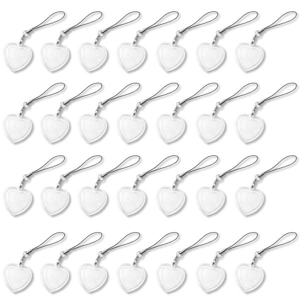 ハメパチ 【 □ ストラップ 】【 □ プチハート型 】 【 □ 100個セット 】 【 □ ストラ...