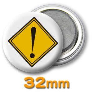 缶バッジ（道路標識）マグネット32mm