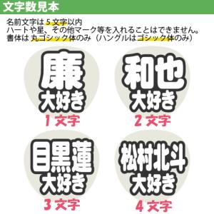 うちわ うちわ用文字(簡単オーダー 立体 名前...の詳細画像1