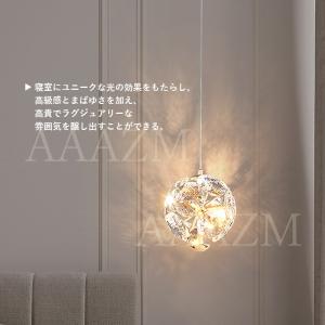 AAAZM ペンダントライト LED電球 水晶...の詳細画像2