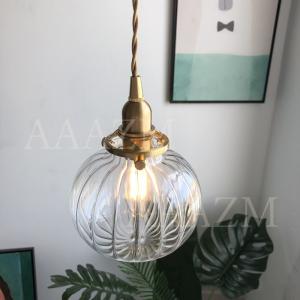 AAAZM ペンダントライト ガラス 真鍮北欧...の詳細画像3