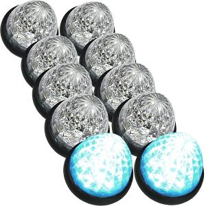 トラック用 マーカーランプ サイド マーカー アイスブルー 特注色 LED 24V用 16LED 標識 ランプ 汎用 10個 セット
