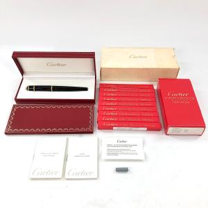 カルティエ Cartier  ディアボロ ドゥ ボールペン ブラック×ゴールド 付属品 箱付き