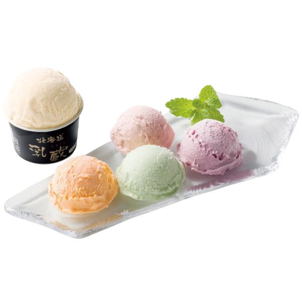 乳蔵/CHICHIGURA 北海道にこだわった4つの味のアイスクリーム８個入り メーカー直送送料無料