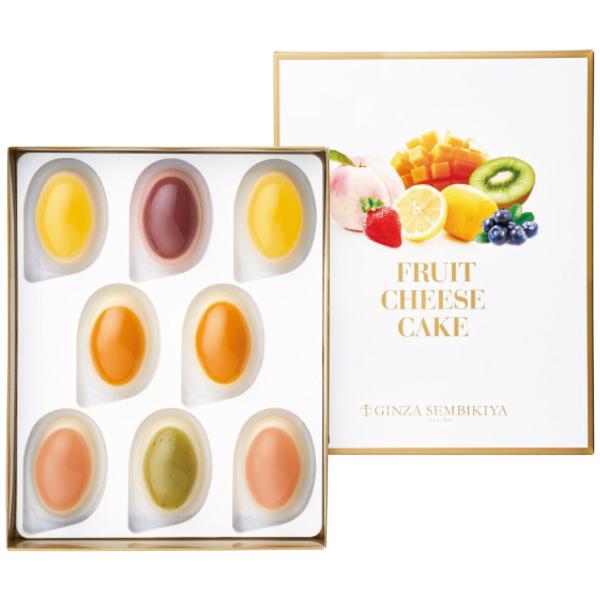 銀座千疋屋 銀座フルーツチーズケーキ8個入りPGS-390 メーカー直送送料無料