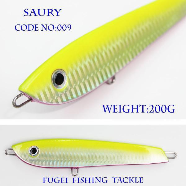 メタルジグ ハードルアー ジグ 重さ200ｇ/長さ145mm 12lqsaury009w200