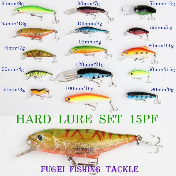 New お試し ルアー セット ハードルアー 15個 ルアーセット Y12lure15PF