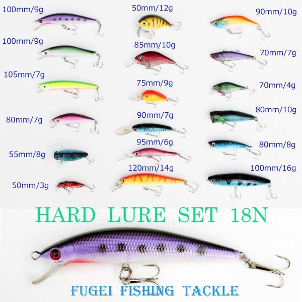 お試し セット ルアーフィッシング用 シャッド ポッパー クランク バイブ ミノー 各種有 ハードル...