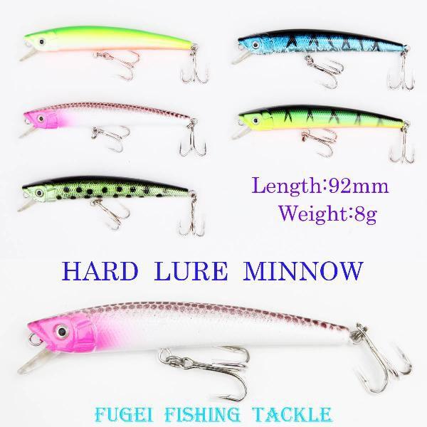 バス釣り ルアー フィッシング ルアー ハードルアー ミノー 5個 ルアー セット Y12mnwb0...