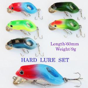 ルアーフィッシング用 ミノータイプ ハードルアー 10個セット 18g/15cm