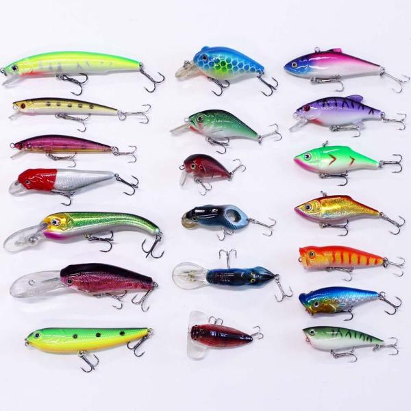 訳有 ルアー セット バス釣り ハードルアー 20個 Y12wkｌ20 バス釣り・ハードルアー