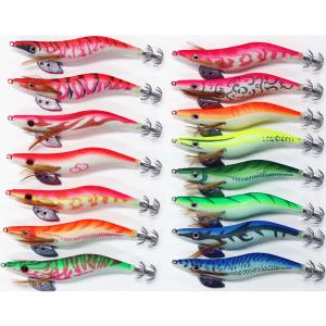 エギング 夜光 イカ釣り エギ 餌木 3.5号 44個 セット Y20egi35h44X