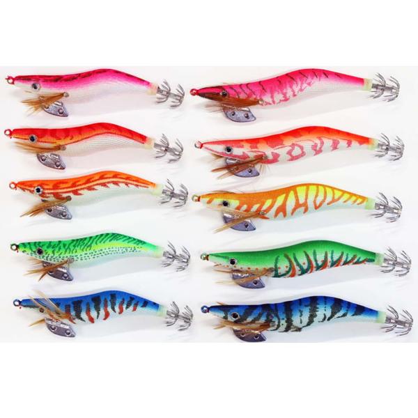 釣具 エギング ラトル入り  夜光 エギ 2.5/3.0号 10個 Y20egi2530h10xgC...