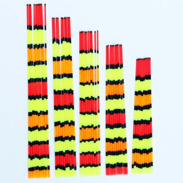 色塗り パイプトップ へら浮き 自作用素材 50本 全長8/9/10/11/12cm 径1.3-0....