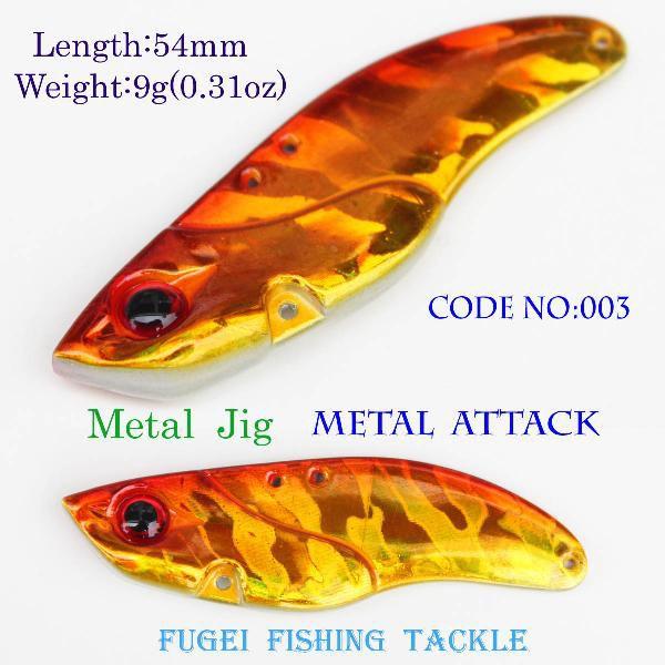 メタルジグ ハードルアー ジグ 重さ9ｇ/長さ54mm Y12ma003w09