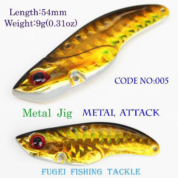 メタルジグ ハードルアー ジグ 重さ9ｇ/長さ54mm Y12ma005w09
