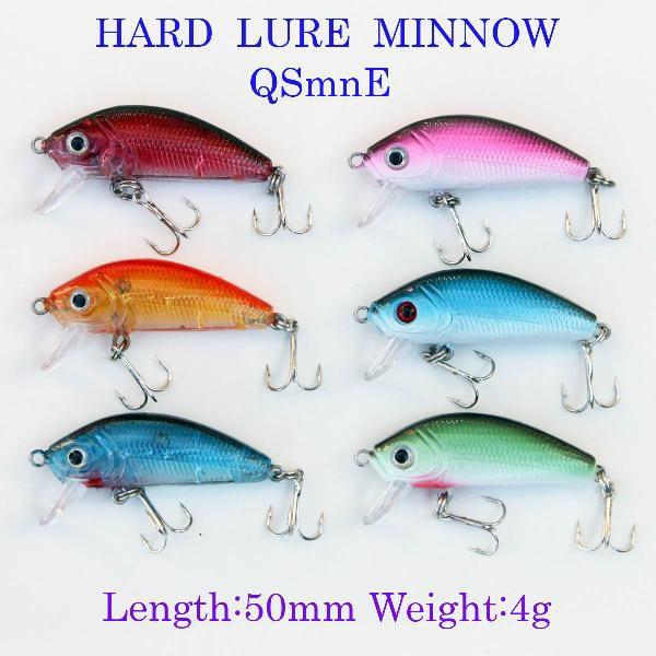 即納 ルアー セット ルアー フィッシング ハードルアー ミノー 50mm/4g 6個 セット Y1...