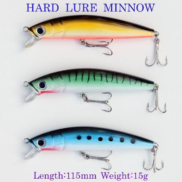NEW ルアー セット ルアー フィッシング ハードルアー ミノー 115mm/15g 6個セット ...