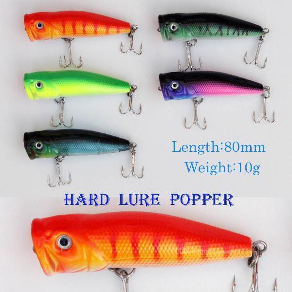 ＮＥＷ ハードルアー ルアー ポッパー 5個 Y12WB31015c