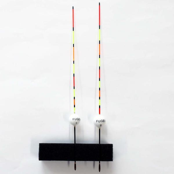 FUGEI 釣具 かんざし浮き へら浮き 2本 発泡材 全長15/15.5cm  Y13FG-A23...