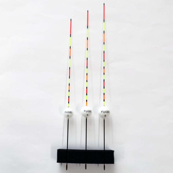 FUGEI 釣具 かんざし浮き へら浮き 3本 発泡材 全長18/19/20cm Y13FG-A23...