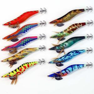 お試しセット 3.0号 エギ 7色 7本 セット イカ釣り エギング 仕掛け