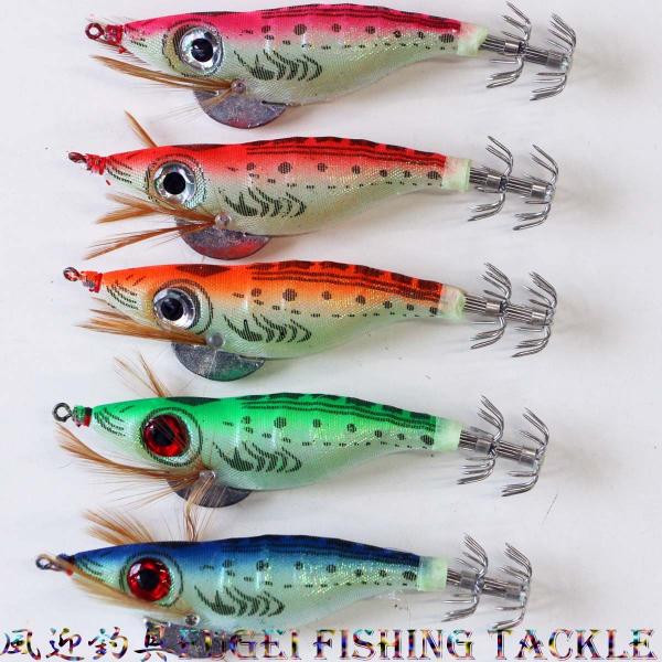 釣具 エギング 仕掛け 夜光エギ 全長約10cm 自重約12g 5色の10本セット Y20egiDY...