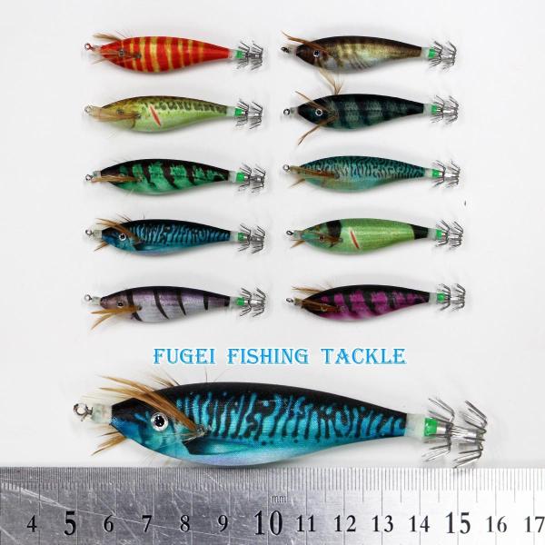 オモリ内蔵 エギ 10個 セット 全長約10.8cm/重さ約13g Y20egiYDX5AB エギン...