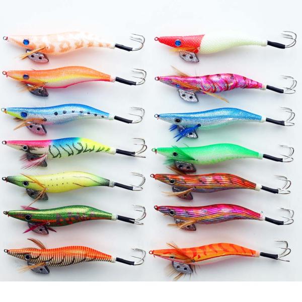 釣具 蛸 タコ釣り 3.5号 エギ 14本 セット ラトル入り Y20takoegi35h14AB-...