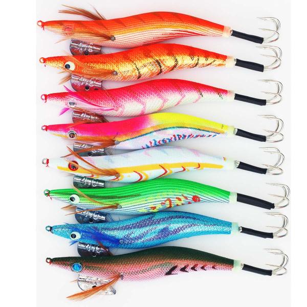 タコエギ 4.0号 8カラー 8本 セット ラトル入り Y20takoegi40h8C-RT 釣り ...