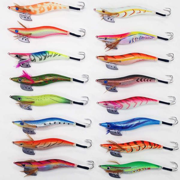 タコエギ 4.0号 16色柄 16本 セット Y20takoegi40h16BC エギング タコエギ...