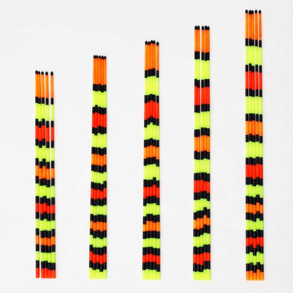 釣具 色塗り パイプトップ 10本セット 径2.0-1.5mm 全長13cm〜22cmから選択 Y2...