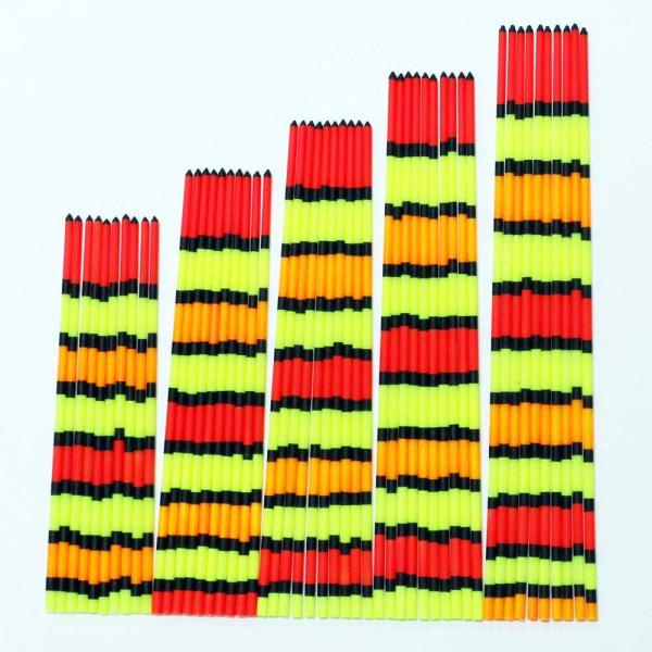 釣具 色塗り パイプトップ 10本セット 径2.0-1.5mm 8/9/10/11/12cmから選択...