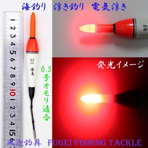 訳あり 高輝度LED 海釣り用 電気ウキ 棒ウキ Y27FY05WR 0.5号オモリ適合（約1.87ｇ）電池2本付 ウキ・浮き｜fun200988