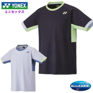 ヨネックス ユニゲームシャツ メンズ レディース 男女兼用 Tシャツ 半袖 バドミントン テニス ソフトテニス Yonex 10563｜fun