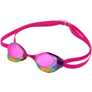 アリーナ アクアフォーススイフトAレーシングゴーグルミラーレンズ スワイプくもり止め WA承認 水泳...