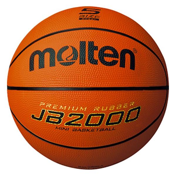 モルテン バスケットボール JB2000軽量（軽量5号球） ゴム製 小学校 小学生用　molten ...