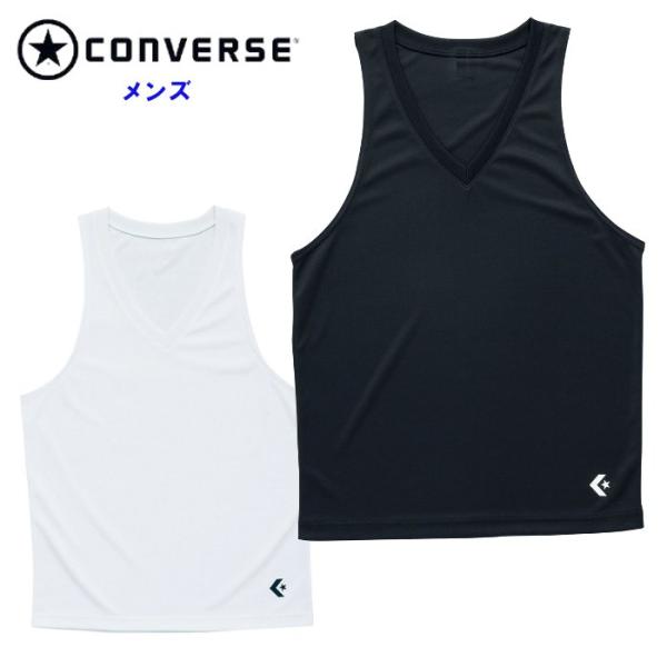 爆買 コンバース メンズ ゲームインナーシャツ ノースリーブ バスケットボール スポーツ 運動 部活...