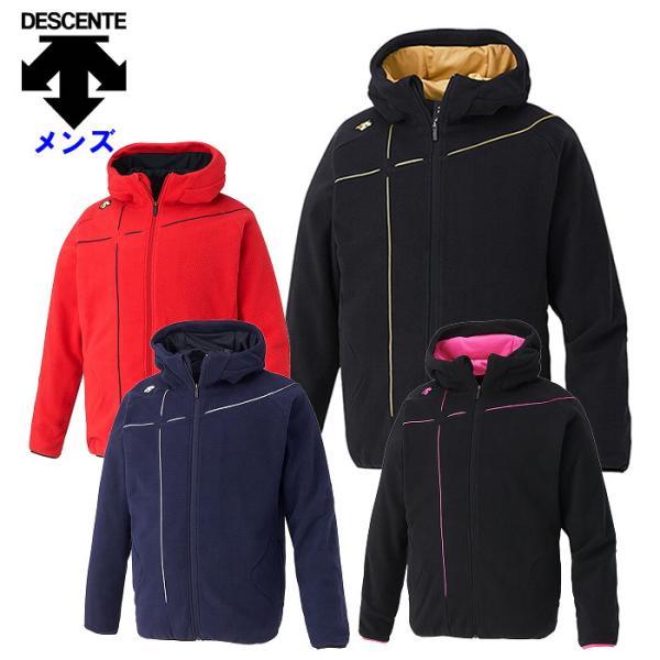 爆買 デサント メンズ フリース ジャケット 男性 チーム 部活 スウェット トレーナー 防寒 運動...