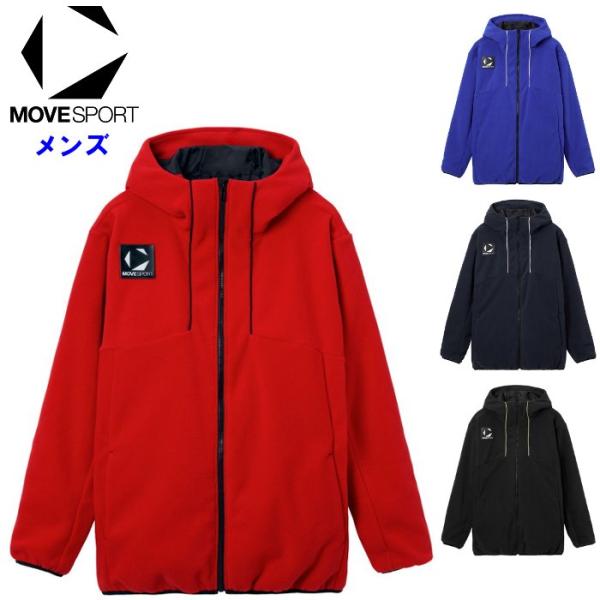 ムーブスポーツ メンズ フリースジャケット バレーボール スポーツウェア トレーニング 運動 スウェ...
