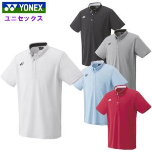 ヨネックス YONEX ゲームシャツ バドミントン 半袖 メンズ レディース ユニセックス ポロシャツ テニス ソフトテニス 10455