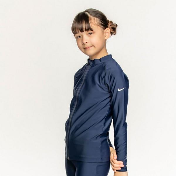 爆買 ナイキ ガールズ ラッシュガード 水着 女の子 ジュニア UVカット 長袖 スイムウェア スイ...