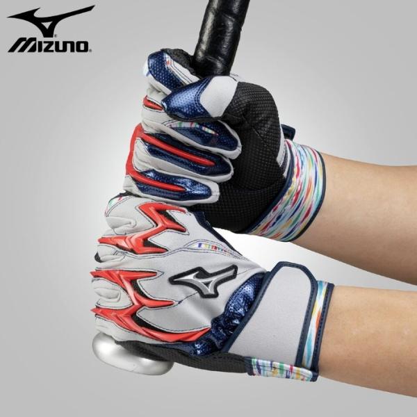 ミズノ メンズ バッティンググローブ レディース 男女兼用 ユニセックス 野球 ソフトボール 手袋 ...
