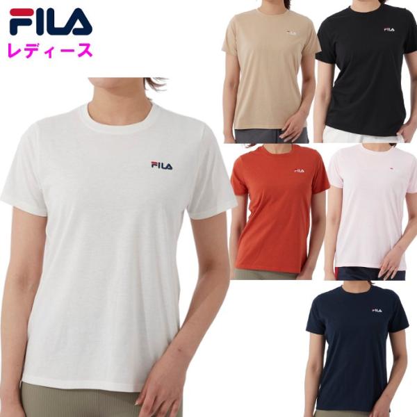フィラ レディース 半袖Tシャツ トレーニング ランニング 運動 スポーツウェア FILA 4126...