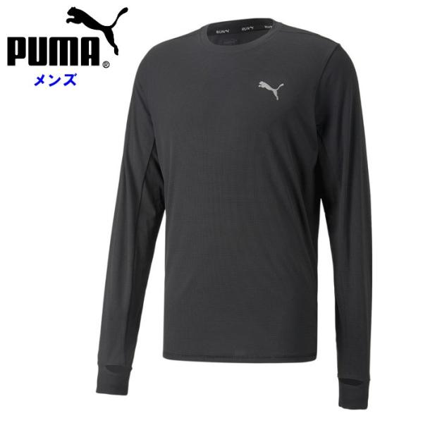 プーマ メンズ ランニング 長袖Tシャツ スポーツウェア トレーニングウェア サッカー ジョギング ...