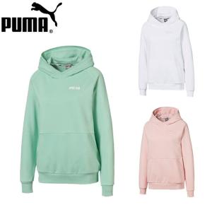 プーマ レディース パーカー スウェット カジュアル カンガルーポケット 長袖 フード 普段着 ワンポイント 運動 スポーツ puma 582691｜fun