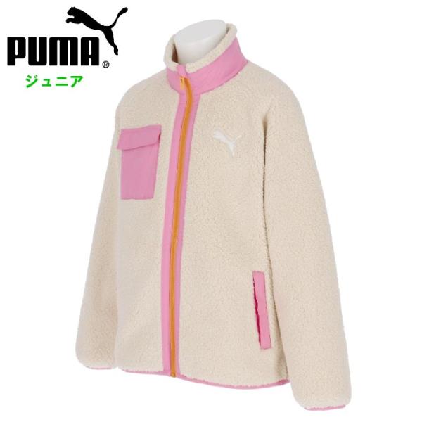 爆買 プーマ ガールズ 中綿ボアジャケット ジュニア 子ども 女の子 小学生 小学校 キッズウェア ...